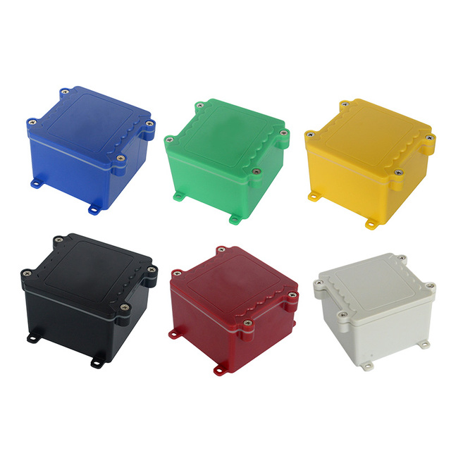 Custom Plastic PC Enclosure Solar Panels Electrical Equipment IP68 Waterproof Electric Cable Junction Box