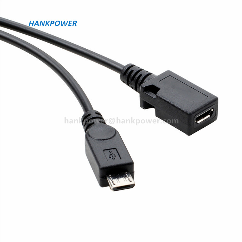 Câble Adaptateur OTG Mini USB Mâle Vers USB A Femelle - Noir - Universel