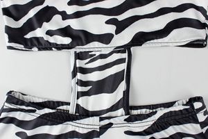 วิวิบลูค์ Z323RP ชุดรอมเปอร์ผู้หญิงลายพิมพ์เรโทรลายม้าลายทรงเข้ารูปเซ็กซี่ยืดหยุ่นเปิดหลังชุดรอมเปอร์แบบชิ้นเดียวสำหรับสุภาพสตรี - Product Image 5