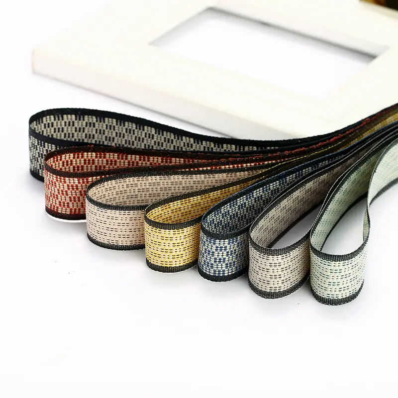 Warp Dệt Kim Lưới Ribbon DIY Handmade Phụ Kiện Tóc Bowknot Quần Áo Giày Mũ Ba Lô Phụ Kiện Chất Liệu Ribbon