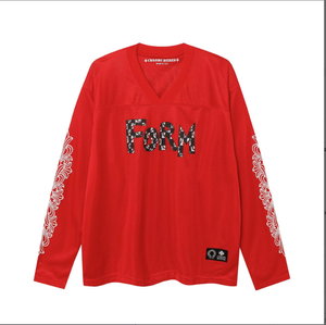 Stampa a sublimazione Crow Chrome Hears Ice Hockey Couple Suit, design unisex stile street, stampa a rete con motivo floreale e croce sul braccio - Product Image 6