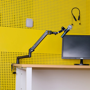 Support de microphone en alliage d'aluminium pour charge lourde, <span class=keywords><strong>bras</strong></span> articulé extra épais <span class=keywords><strong>avec</strong></span> design pliable pour <span class=keywords><strong>Blue</strong></span> <span class=keywords><strong>Yeti</strong></span> Shure - Product Image 2