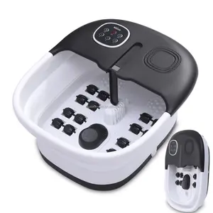 Collapsible Footbath Foot Spa Hot Water Bubble Massager With Remote Control Temperature