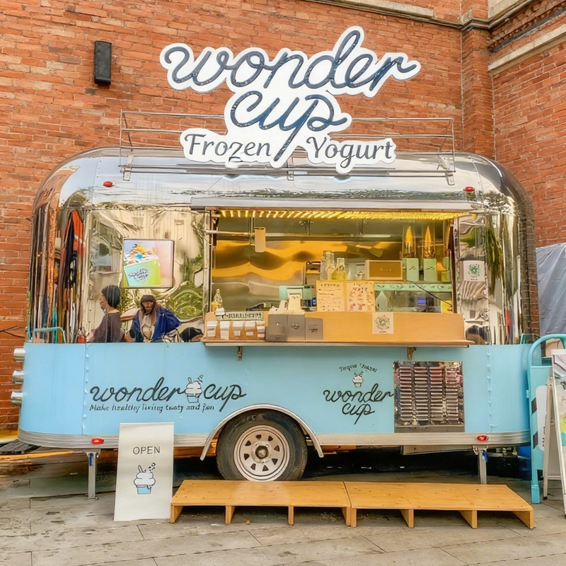 Outdoor Service Mobile Pizza Oven Food