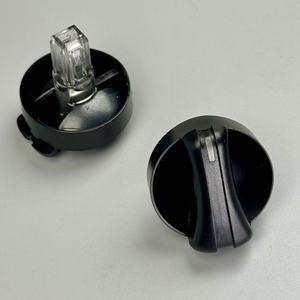 ปุ่มควบคุมระบบ Hvac สีดำ 44x38x42 มม. ติดตั้งง่าย ดีไซน์เรียบง่าย - Product Image 1