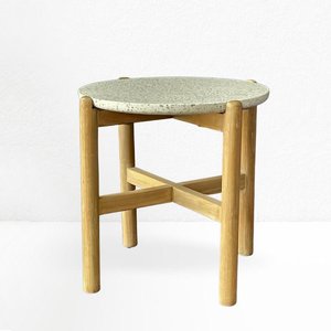 โต๊ะข้างไม้ผสมคอนกรีตวัสดุไม้แบบเข้าข้างเฟอร์นิเจอร์บ้านทำด้วยมือเป็นมิตรต่อสิ่งแวดล้อมสินค้าจากเวียดนาม - Product Image 4