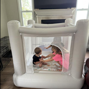 Castillo Inflable Blanco para Niños de 3 a 6 Años con Bomba Integrada, Casa de Brinco para Jugar - Product Image 2