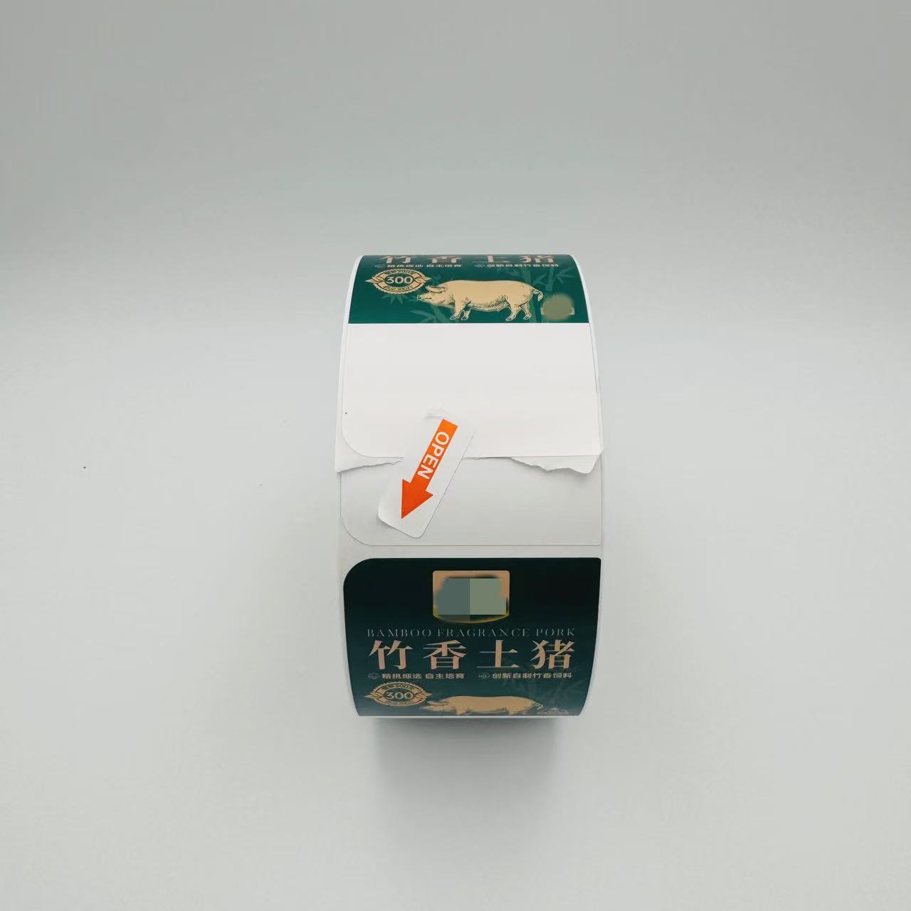Custom Durable BOPP Food Packaging Labels with Logo for Branding and Retail for Certified OEM/ODM Service