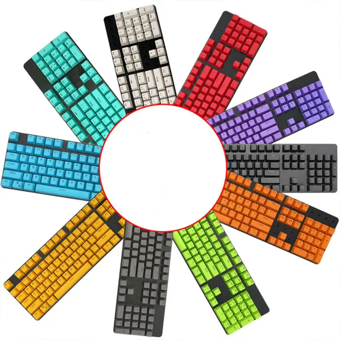 oem height custom 104 pbt keycaps for computer mechanical keyboard