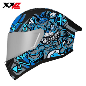 <span class=keywords><strong>Cascos</strong></span> Integrales <span class=keywords><strong>de</strong></span> Motocicleta NUEVOS con Alerón Grande, Doble Visera, Hebilla <span class=keywords><strong>de</strong></span> Liberación Rápida, Tallas S-XXL, XXP VINDICATOR FRENZY DOT ABS - Product Image 1