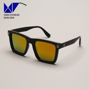 Lunettes de soleil unisexes de luxe en moissanite, taille 48-20-144, monture carrée intégrale, UV400, avec support pour caméra vidéo et objectif <span class=keywords><strong>Chen</strong></span> - Product Image 1