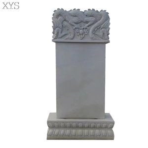 Monument en marbre <span class=keywords><strong>de</strong></span> <span class=keywords><strong>stèle</strong></span> unique <span class=keywords><strong>de</strong></span> <span class=keywords><strong>pierre</strong></span> <span class=keywords><strong>tombale</strong></span> <span class=keywords><strong>de</strong></span> granit sculpté à la main chinois traditionnel - Product Image 2