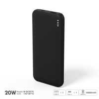 Batterie externe semi-solide NITIKA 10000mAh 20W PD, chargeur portable à double port à charge rapide, certifié 3C, PSE et CE