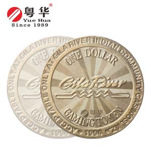 Jetons de jeu en métal personnalisés avec logo personnalisé pour machines d'arcade - Product Image 2