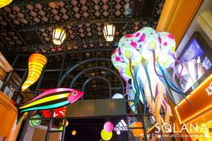 <span class=keywords><strong>Méduse</strong></span> gonflable suspendue à LED <span class=keywords><strong>Méduse</strong></span> gonflable colorée pour la décoration de centre commercial de fête d'événement - Product Image 2