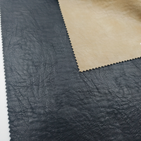 Fabricant de cuir artificiel, tissu synthétique tricoté PU sur mesure 310GSM pour manteau et veste