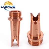 Buse de torche laser d'angle SUP-F M16, pointe conique en cuivre robuste et résistante à l'usure pour équipement de soudage par points portatif