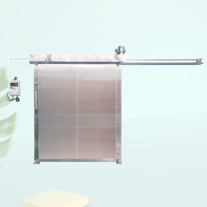 Puerta abatible comercial con doble bisagra Puerta de metal de acero inoxidable para almacenamiento de cámara frigorífica Fábrica de alimentos Restaurante <span class=keywords><strong>Cocina</strong></span> - Product Image 4