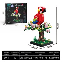 Ensemble de blocs de construction animaux, puzzle 3D à assembler soi-même, kit de modélisme créatif pour tous les âges