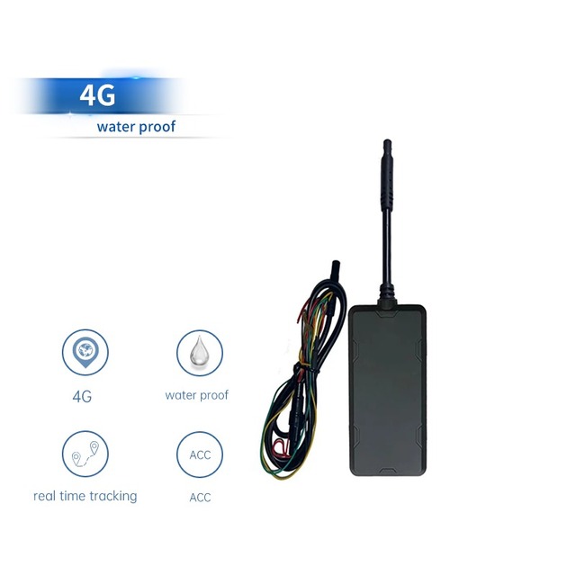 High Quality 4G Waterproof GPS Tracker with LBS Dashboard Mount IOS App Support 1 Year Warranty-Live Tracking for Car Motorcycle