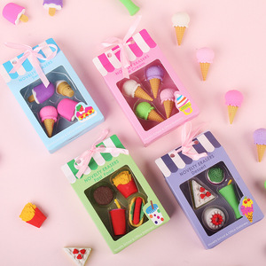 Gommes à effacer fantaisie colorées kawaii pour étudiants, école, bureau, papeterie, dessin animé pour enfants - Product Image 1