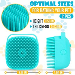 <span class=keywords><strong>Spazzola</strong></span> da Bagno <span class=keywords><strong>per</strong></span> <span class=keywords><strong>Cani</strong></span> e Gatti in Morbido Silicone con Contenitore <span class=keywords><strong>per</strong></span> Shampoo - Product Image 2
