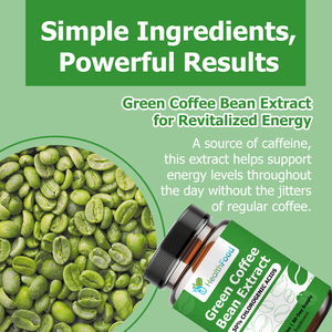 Private Label Green Coffee Bean Extract Capsules with Green Coffee Bean Extract Boosts Metabolism and Energy Support Capsules - Product Image 5