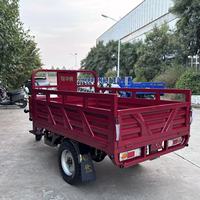 Tricycle cargo à essence 200cc, refroidissement par air, 4 temps, cadre anti-corrosion, moteur, carrosserie ouverte