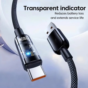 <span class=keywords><strong>Cavo</strong></span> <span class=keywords><strong>USB</strong></span>-A a <span class=keywords><strong>USB</strong></span>-<span class=keywords><strong>C</strong></span> da 240W Super Veloce per Ricarica Rapida PD per Xiaomi Huawei Samsung iPhone 15/16 - Product Image 2