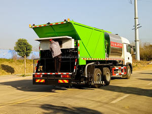 شاحنة سينوتراك هووو تي إكس 6*4 سعة 20 متر مكعب، ناشرة أسفلت متزامنة عالية الجودة، يورو 2، مقود يسار - Product Image 4