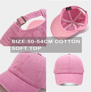 Wholesale Washed Cotton Toddler <b>Cap</b> Solid Color Children's Dad Hat Custom Embroidery Soft Top <b>Kids</b> <b>Baseball</b> Hat - Product Image 2