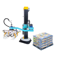 Robot dépalettiseur automatique à colonne pour cartons, sacs de riz, sacs de ciment, déballage de boîtes, palettiseur robotisé à colonne unique