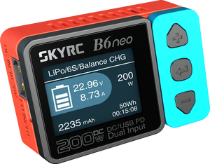 KUMOS SKYRC B6neo 스마트 충전기 DC 200W PD 80W 배터리 밸런스 FPV 트래버서 자동차 모델 <span class=keywords><strong>10A</strong></span> 지능형 밸런스 충전기 - Product Image 2
