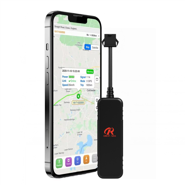 Anti-lost Theft Waterproof 4G Car GPS Tracker SIM Card Small Motorcycle GPS Fleet Management Windshield-Mounted Worldwide Map