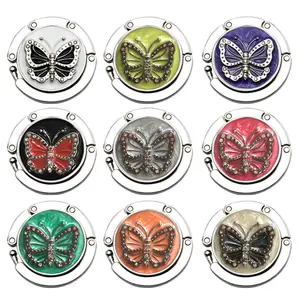 Wholesale stock metal butterfly bag holder