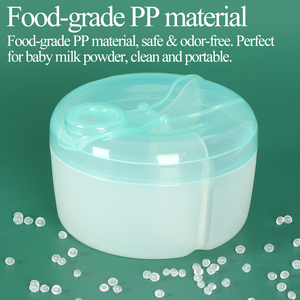 Boîte de lait en poudre pour bébé de qualité alimentaire SUNSHING, conteneur de collation alimentaire à 3 compartiments, étui de voyage pour préparation infantile, distributeur de poudre pour nourrissons - Product Image 4