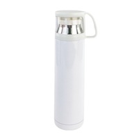304 acier inoxydable 500ml flacon à vide Sublimation Thermos bouteille verre plastique métal chaud/froid garder bouchon promotionnel verres
