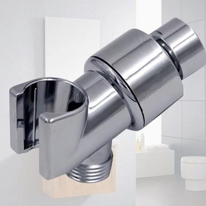 Royal Sidan Shower <b>Head</b> Holder Silver Spiral Adjustable Bathroom Accessory - Product Image 1