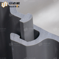 Panneaux de revêtement en vinyle résistant à l'eau salée, palplanches en PVC pour structures côtières, molas, quais et enrochements marins