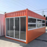 Bureau Conteneur Modulaire Préfabriqué Moderne de Luxe en Tissu, Imperméable et Portable, pour Jardin, Maison, Magasin, Usine