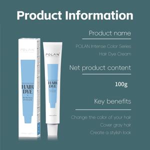 Crema Colorante Professionale <span class=keywords><strong>Permanente</strong></span> POLAN per Colorazione, Meches e Balayage - Product Image 6