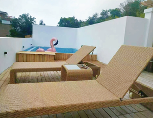 Sillón Moderno y Móvil <span class=keywords><strong>para</strong></span> Exteriores, Patio/Terraza, Mimbre, <span class=keywords><strong>Chaise</strong></span> <span class=keywords><strong>Longue</strong></span>, Silla de Playa, Piscina/Agua Caliente/Spa - Product Image 2