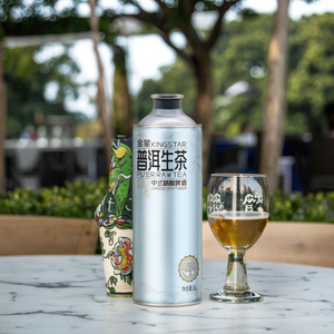 Cerveza Artesanal China Kingstar Pu Erh de Alta Calidad, Lata de Aluminio de 1L, Estilo Té, 4.1% ABV, <span class=keywords><strong>Lager</strong></span> Ligero para Cervecería - Product Image 6