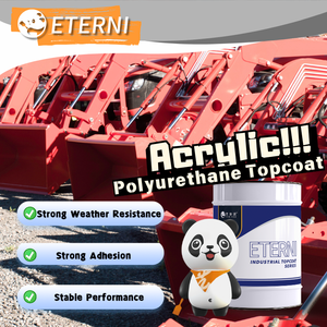 ETERNI Direct Supply, polymère supérieur pour acier architectural, peinture industrielle brillante, peinture acrylique polyuréthane, couche de finition au pinceau - Product Image 1