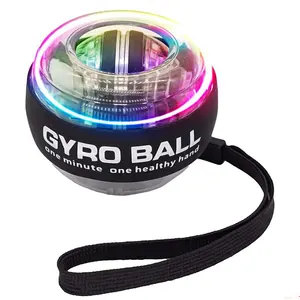 Usine gyroball poignet exercice formateur équipements de Fitness Led gyroscope renforcé puissance poignet balle