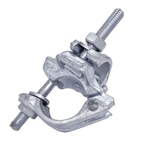 Connecteur croisé double à vis en T pour échafaudage, normes britanniques EN74 BS1139 JIS, colliers forgés pour échafaudage - Product Image 1