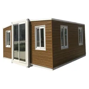 Salle de sauna simple Bureau à domicile mobile pliable Maison modulaire extensible de 40 pieds