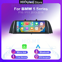 Carplay Android 15 Auto, Sistema Multimedia de Navegación para Automóvil para BMW Serie 5 F10 F11 2011-2017 CIC NBT, Radio GPS, Reproductor de Video DVD, Estéreo