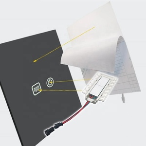 Tapis anti-buée PET intelligent pour miroir d'hôtel personnalisé avec interrupteur tactile, <span class=keywords><strong>variateur</strong></span> d'intensité pour coiffeuse, interrupteurs de salle de bain inductifs, anti-buée Bagen - Product Image 2
