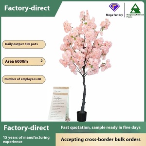 Pour Amazon petit arbre à fleurs <span class=keywords><strong>de</strong></span> cerisier plante <span class=keywords><strong>de</strong></span> sol artificielle faux décor <span class=keywords><strong>de</strong></span> pâques tige <span class=keywords><strong>en</strong></span> plastique <span class=keywords><strong>en</strong></span> <span class=keywords><strong>pot</strong></span> <span class=keywords><strong>en</strong></span> plastique arbre à fleurs <span class=keywords><strong>de</strong></span> cerisier - Product Image 4